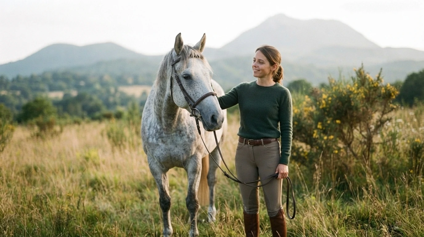 Cours d'équitation à Bost, Allier