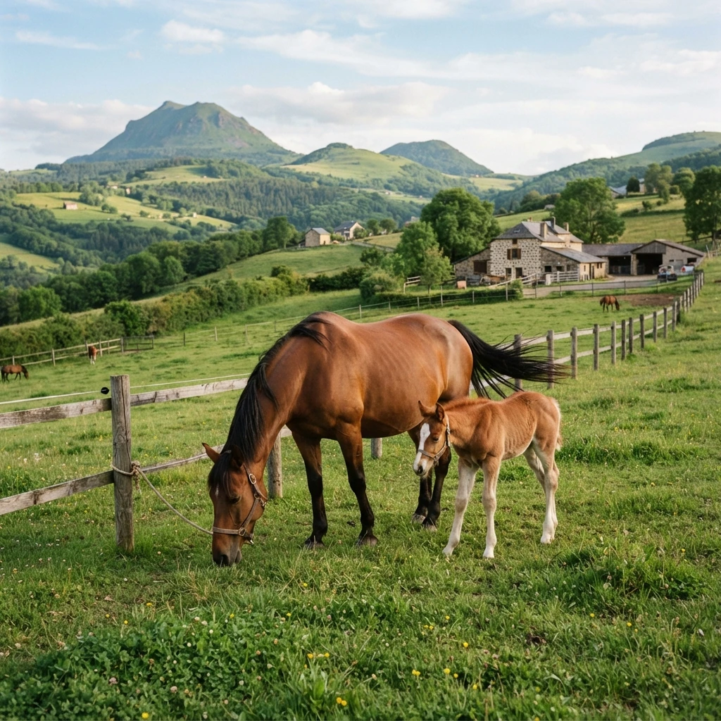 Élevage de chevaux au Ecurie RMD 03, Bost