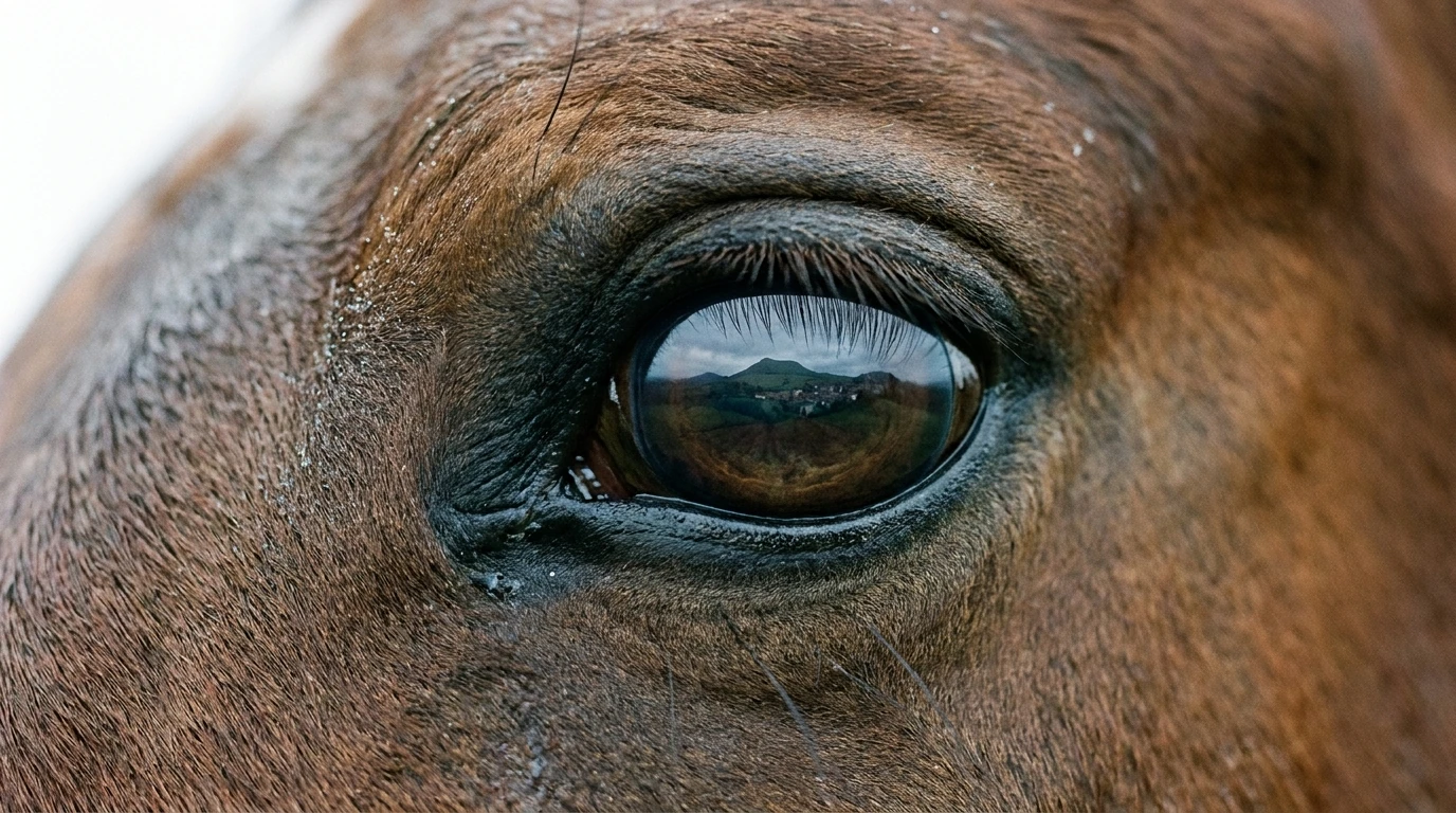 Un regard de cheval au Ecurie RMD 03, Bost